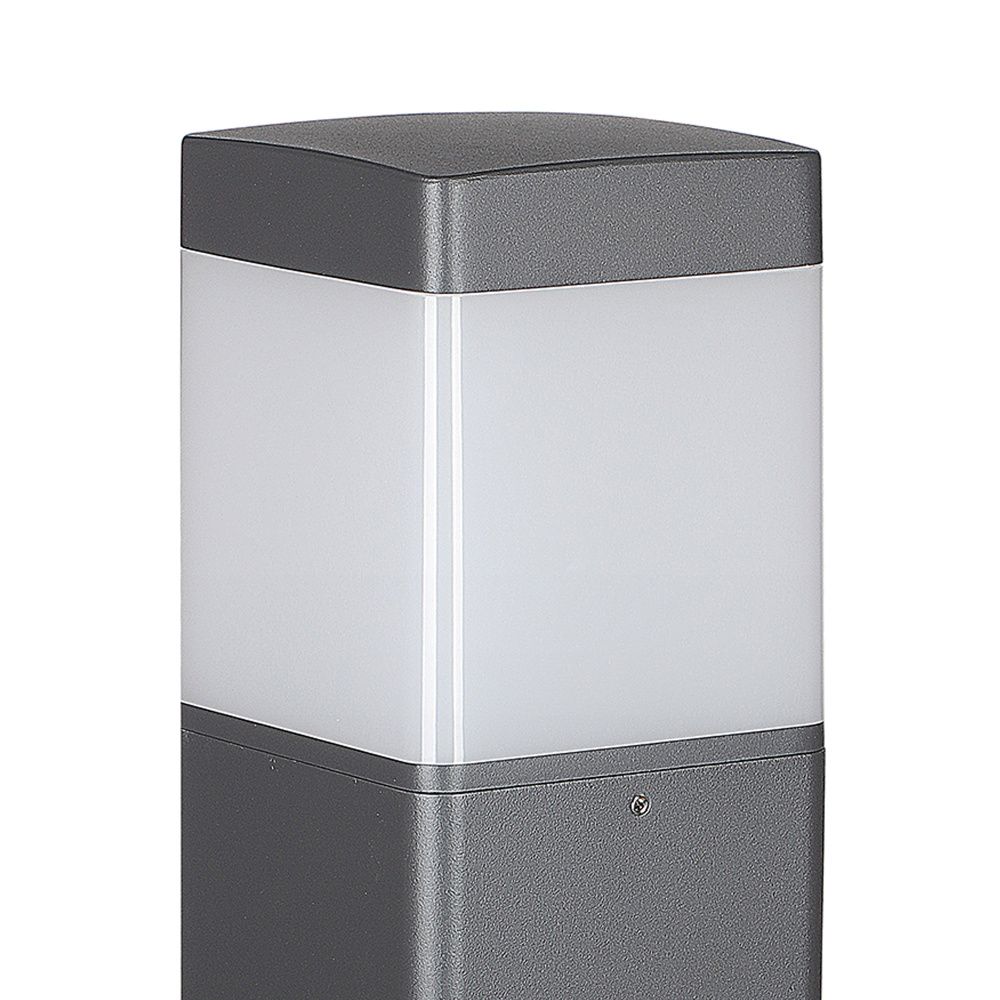 Уличный светильник 11*11*35-35 см, вр  см, 1*E27*20W, K, Mantra Chicago MAN8846, темно-серый