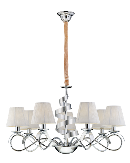 Люстра 770*470-940, 7*E14, 40W NewRgy Модерн 1779/7 CHR+SIL, CHR+SIL