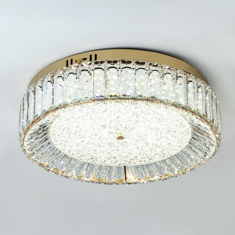 Потолочный светильник 50*50*0,0000 см, LED 55W, 3000 / 6000K, Золото MODELUX ML.2305.500