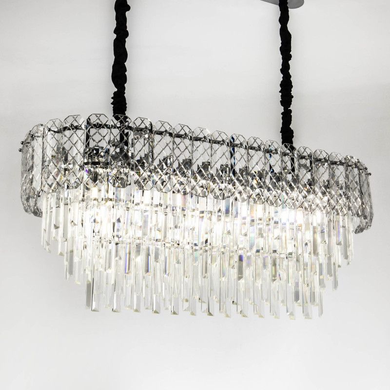 Подвесная люстра 98*37*95 см, Е14 10x40W, Хром MODELUX ML.20210.10 CR