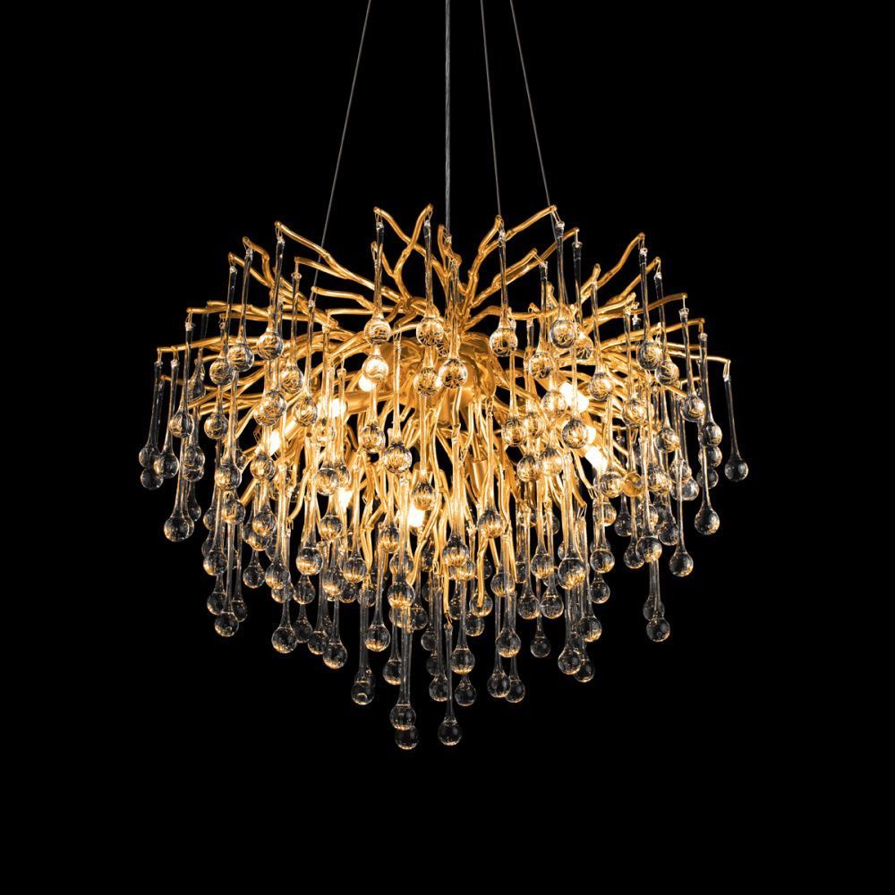 Люстра *60*45 см, 10*G9*5W, Loft It Drops 10377/600, Золото