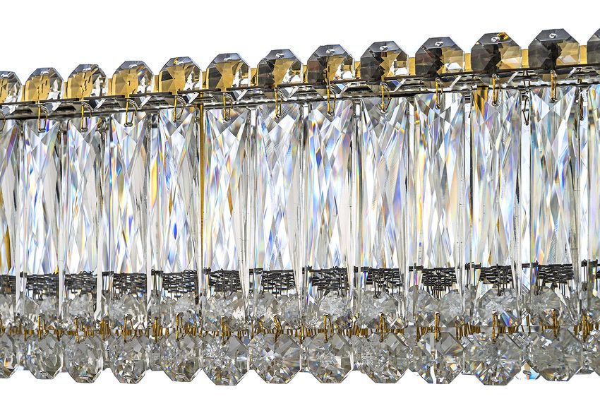 Люстра подвесная *95* см, Led лента*LED*75W, 3000/6500K, Dio D`arte Entratico Entratico L 1.5.95x45.100 G, золото