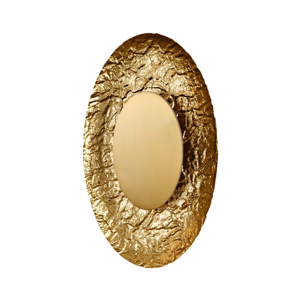 Настенный светильник 27 см, 5W, 3000K, Indigo Amuleto 11071/A/1W Brass V000211L, бронза