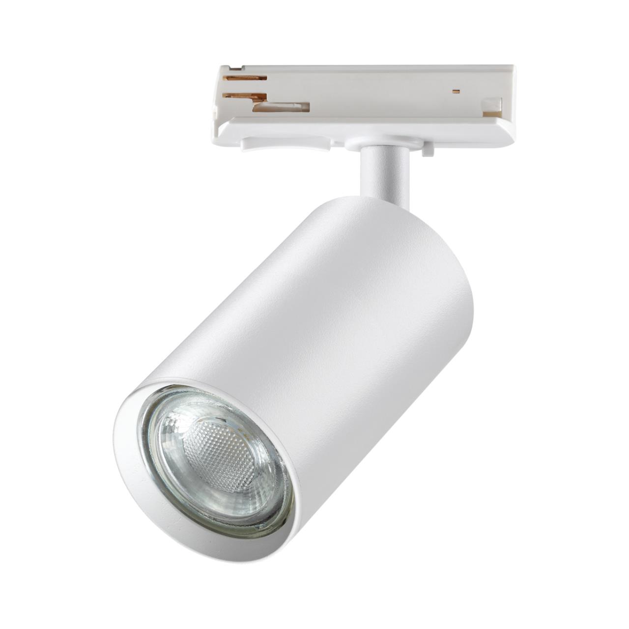 Светильник трековый однофазный трехжильный 8,1**5,5 см, GU10 50W* К, Novotech Port Pipe, белый, 370964