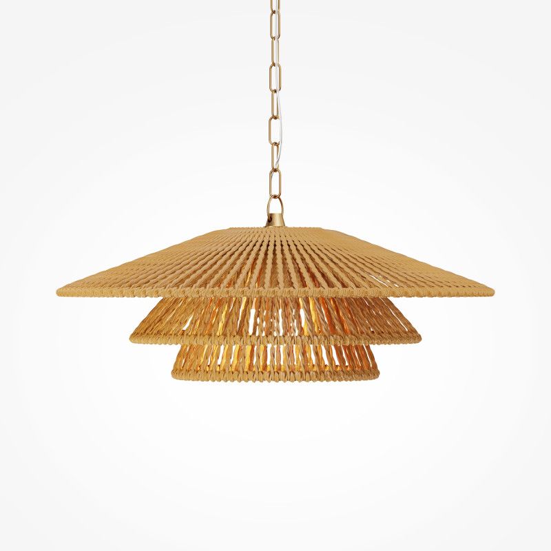 Подвесной светильник 45*45*214,5 см, 1*E27*60W, Maytoni Costa MOD394PL-01BS, латунный