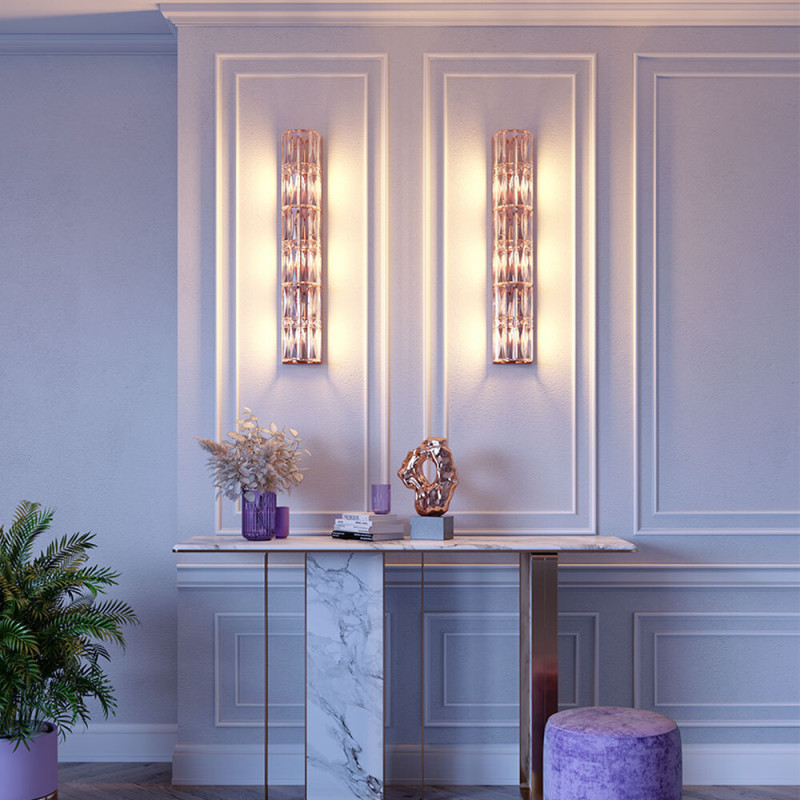 Светильник 75 см, Maytoni Facet MOD094WL-03G, золото