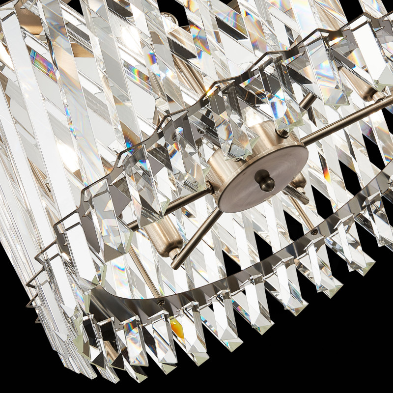 Люстра подвесная 50 см, ST LUCE FABIO SL1170.103.06 Никель
