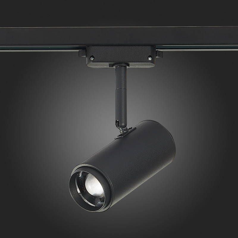 Трековый светильник Zoom 14*6 см, 12W 3000K ST LUCE Однофазная трековая система ST600.436.12 Черный