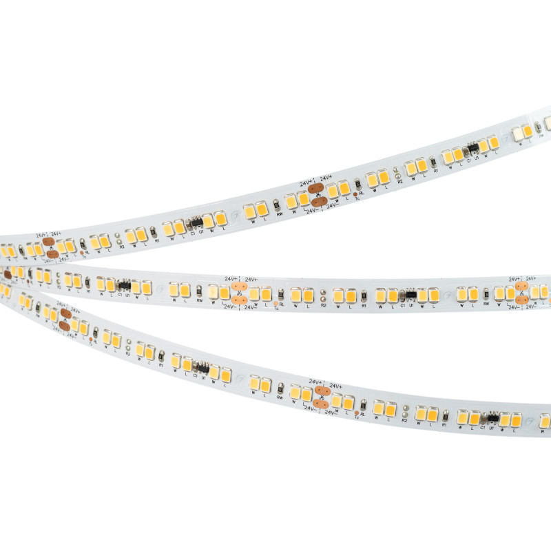 Лента RT-A168-10mm 24V Day-MIX SWITCH (21.3 W/m, IP20, 2835, 5m) (Arlight, изм.ЦТ вкл-выкл) 036215. Цена указана за 5 метров. Продается кратно 5 метрам.