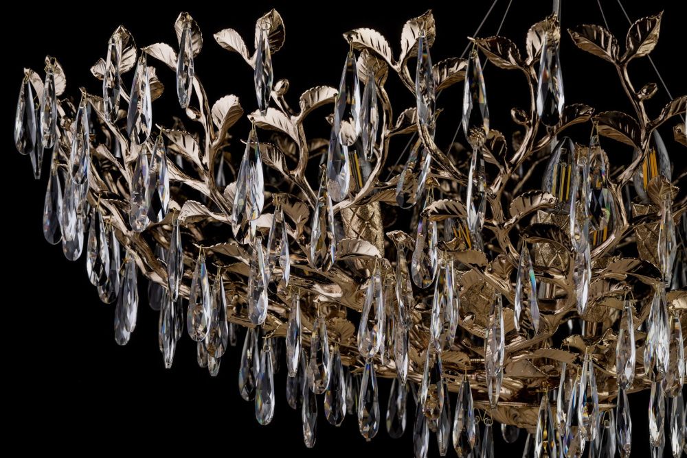 Люстра подвесная *100*68 см, 12*E14*40W, Dio D`arte Acerra Acerra E 1.5.100.100 G, золото