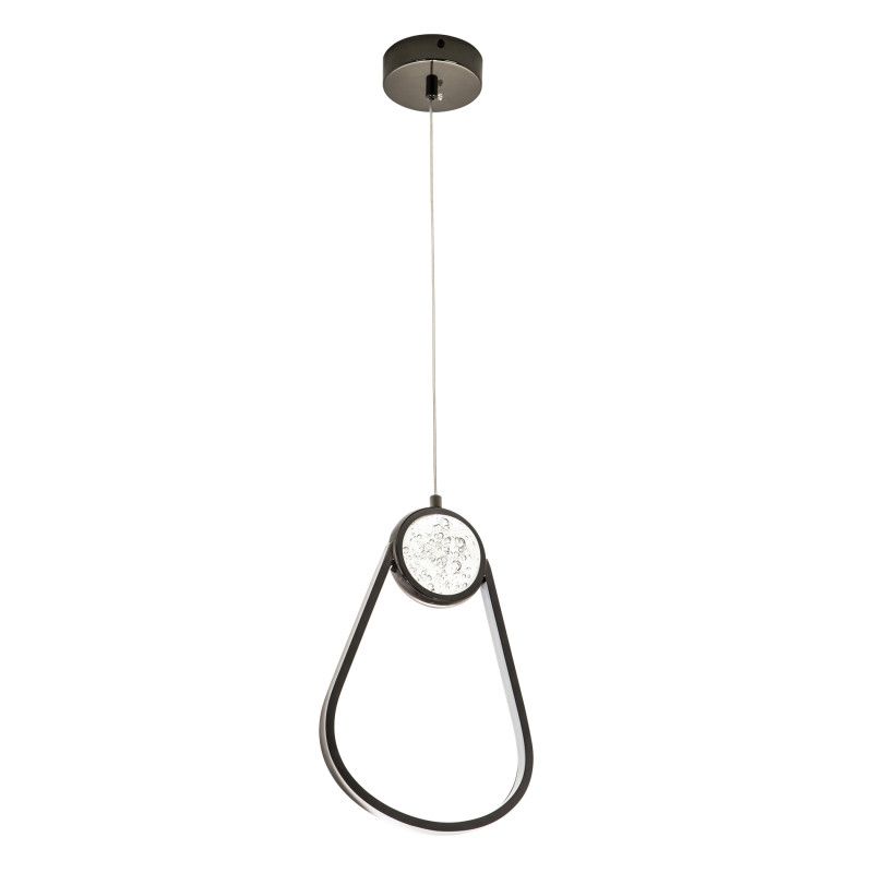 Светильник 29*20*37-135 см, *LED*20W, 4000K, LED4U L8601-1 BK, Чёрный