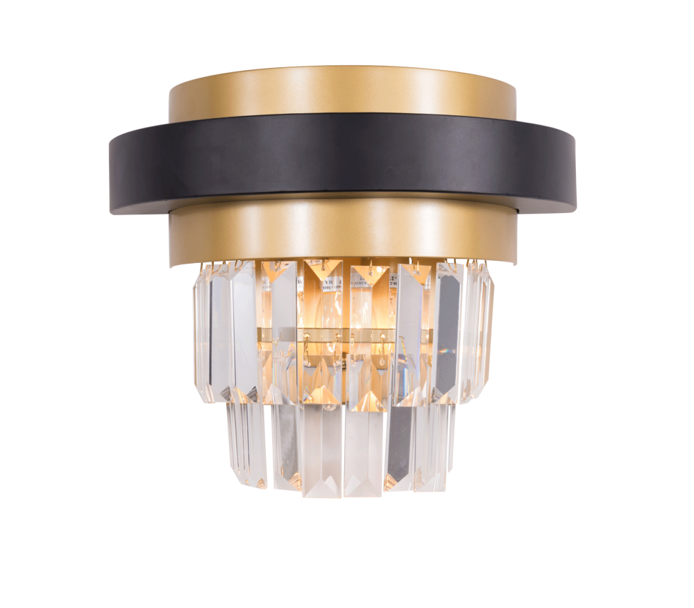 Бра L270 x W160 x H250, мм, , PT BRS+BK+CL NewRgy W2433P/2A PT BRS+BK+CL