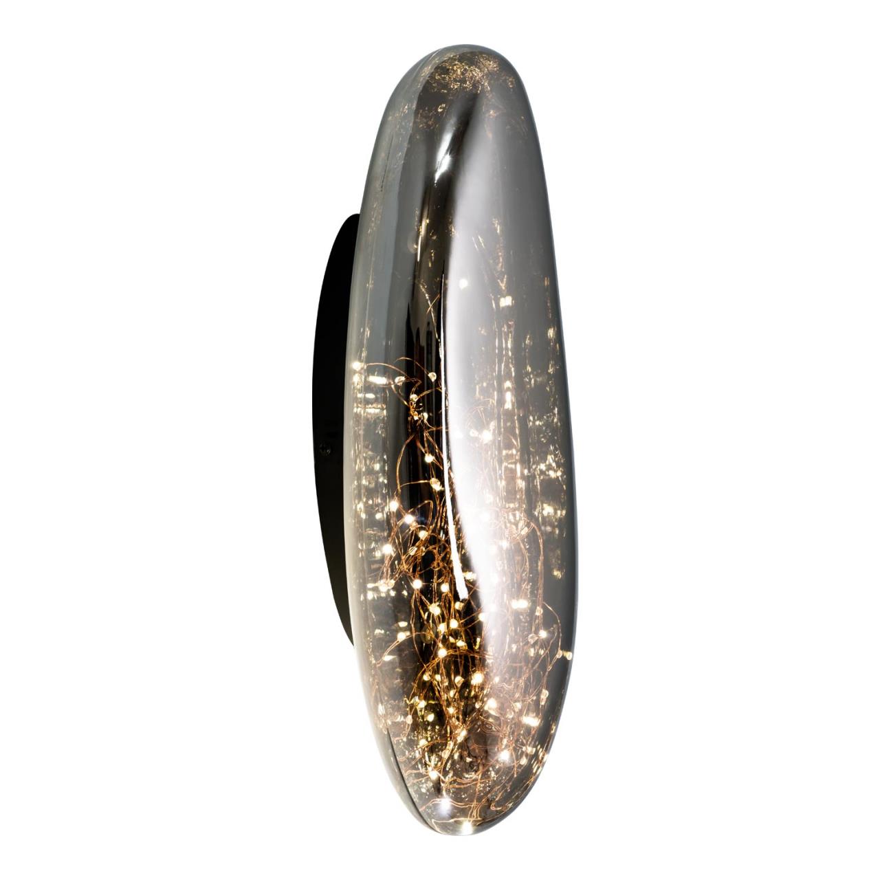 Настенный светильник 15 см, 10W, 3000К MODESTYLE MS.6512.430 BK черный