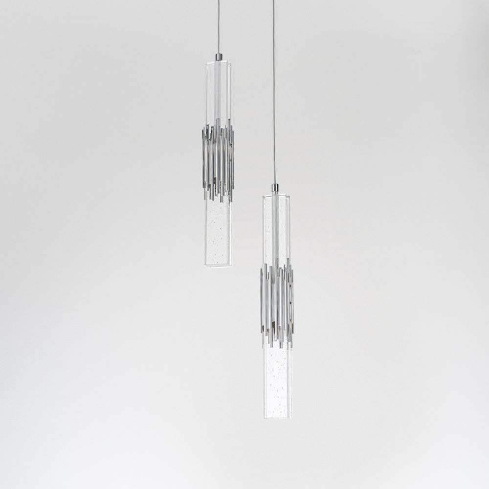 Светильник *12*34 см, LED*11W, 4000K, Modelux  ML.88987.2 CR, Хром