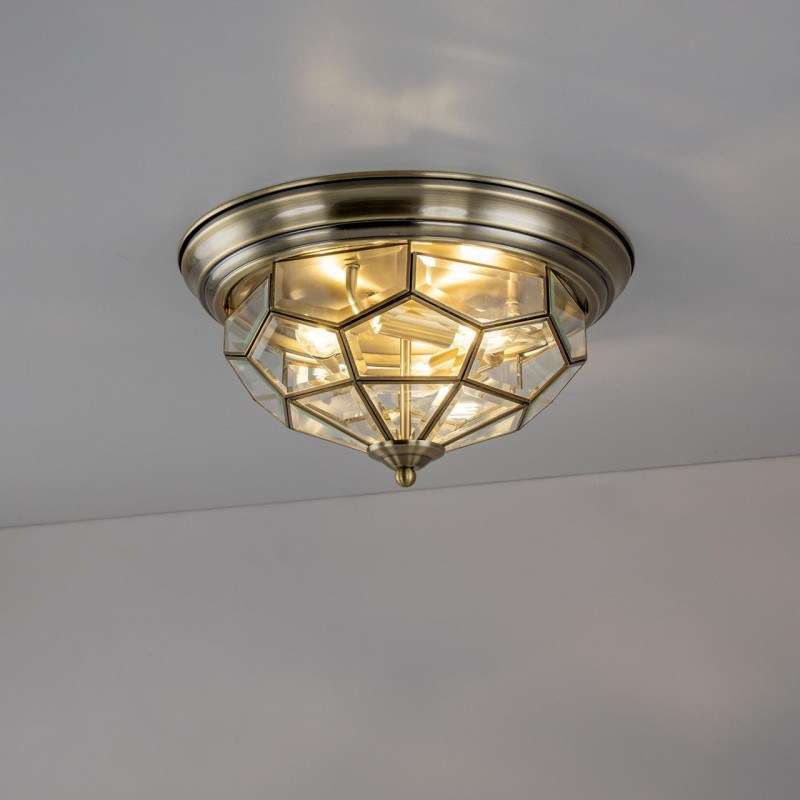 Потолочный светильник Citilux Витра-1 CL442530 бронза, диаметр 40 см