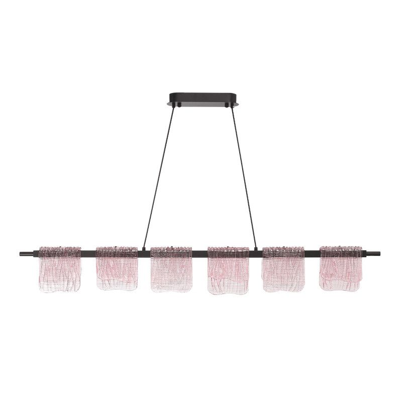 Подвесной светильник 122*15*150 см, 1*LED*36W, 4000K, ST-Luce Voile SL6021.403.36, черный