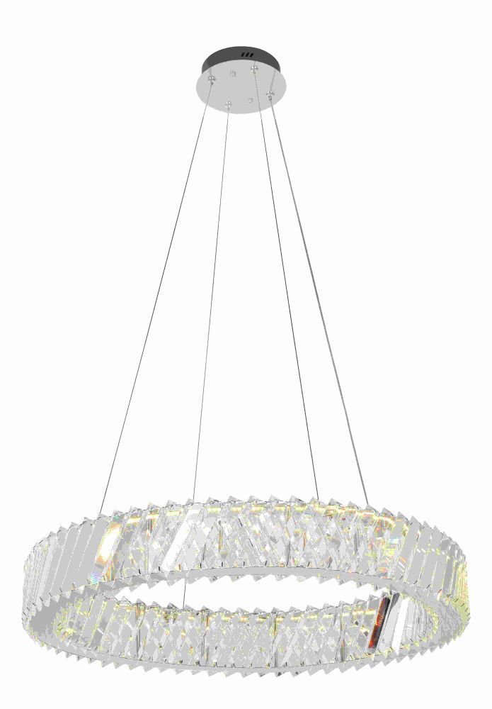 Люстра Ø800 x H1200 мм, LED 33W 4000K NewRgy SAND NICKEL (ПЕСЧАНЫЙ НИКЕЛЬ) 105PLSK/D800BC SAND NICKEL