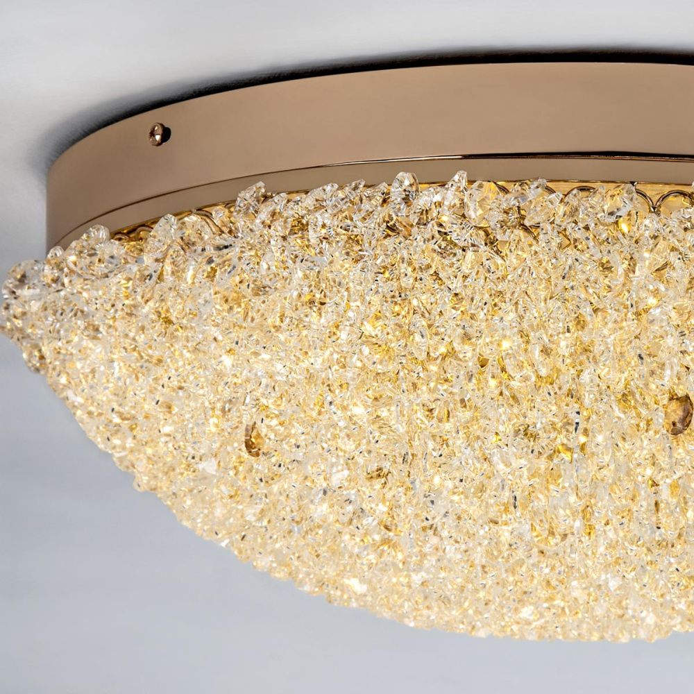 Потолочная люстра ** см, LED 72W, 3000 / 6500К, Золото MODELUX ML.2320.400 GD