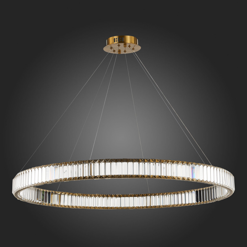 Люстра подвесная 102 см, 68W 4000K ST LUCE TIVOLI SL1622.313.01 Латунь