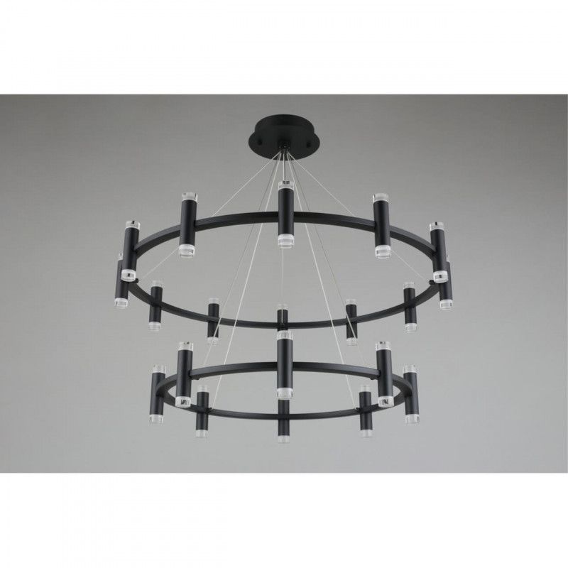 Каскадная люстра 83*60-120 см 200W, 3000K, Aployt Klarcia APL.037.03.200, черный