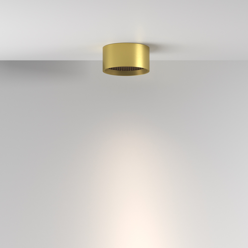 Светильник  C122CL-L7-3K-BS **-4 см, *LED*7W, K, Maytoni technical Glare C122CL-L7-3K-BS, Латунь