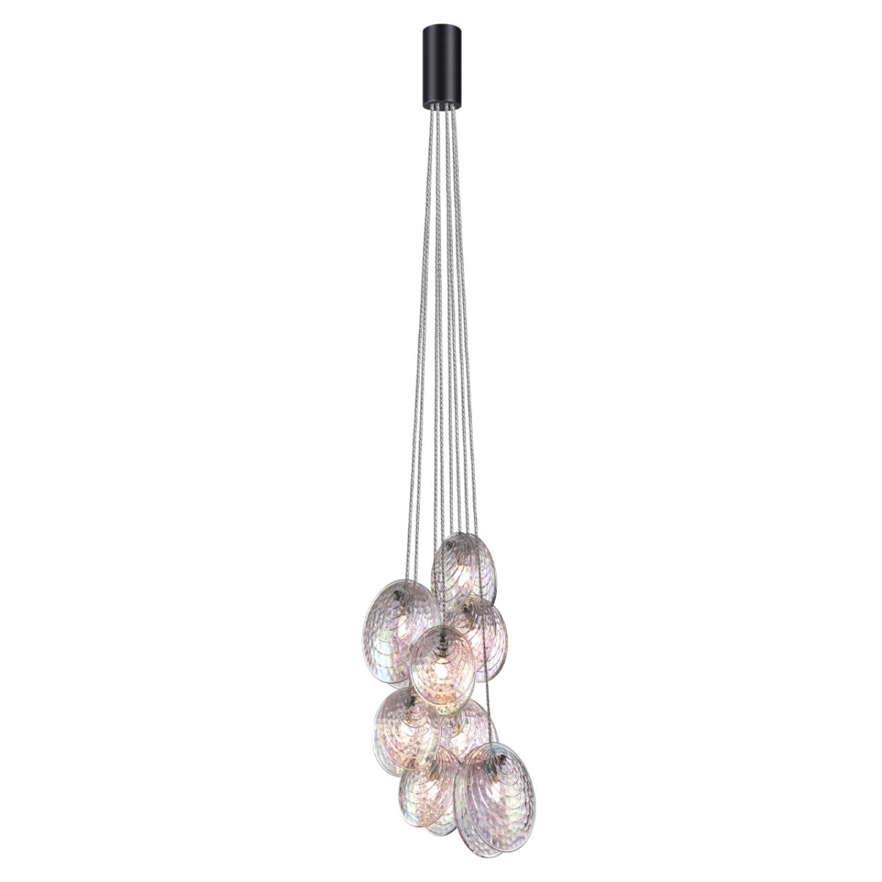 Люстра 30*30*155 см, 8 G9*40W, Odeon Light Mussels, черный 5039/8