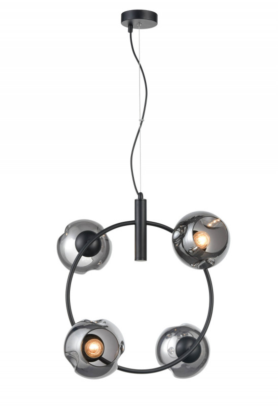 Подвесной светильник 34*42*122 см, 4*E27 черный Vele Luce Astoria VL5002P42