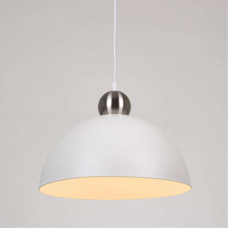 Светильник подвесной 35*25 см, 1*E27 ARTE Lamp RECINTO A7053SP-1WH белый