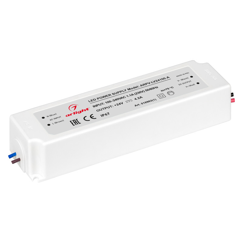 Блок питания Arlight 018983(1) 19,2*5,2*3,7 см.