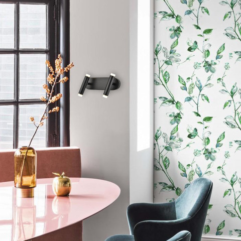 Бра 10*25*15 см, 2*LED черный Vele Luce Аtmosfera VL7162W02