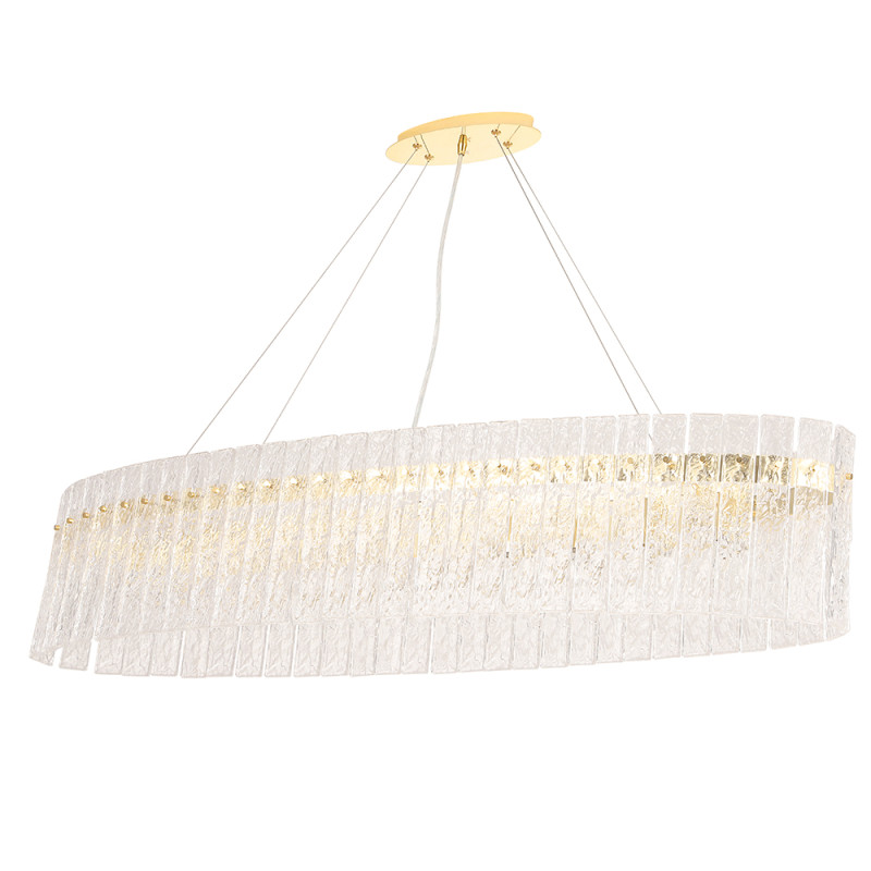 Люстра 30*120*25 см, 12*E14*40W Золото Crystal Lux OVIEDO SP12 L1200