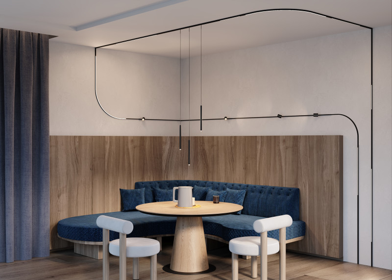 Трековый светильник 0,5*30*1,2 см, LED 5W 3000K 100° Maytoni Technical Basis Exility TR190-1-5W3K-B черный