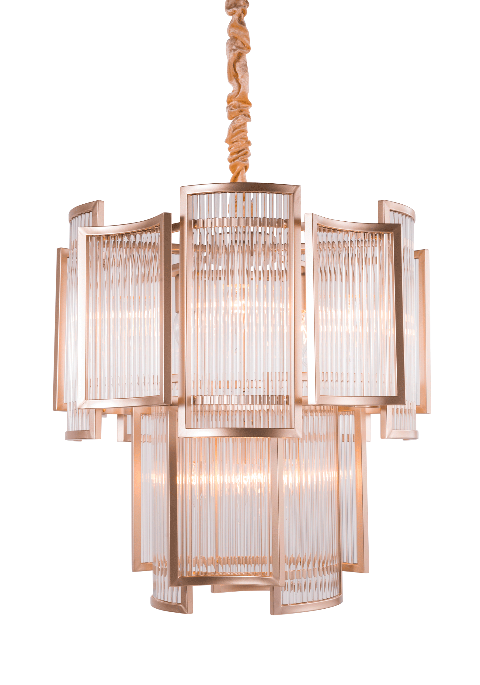 Люстра 560*630, 9*E14, 40W NewRgy Cristallo 2420U/9 CHAM GD+CL, CHAM GD+CL