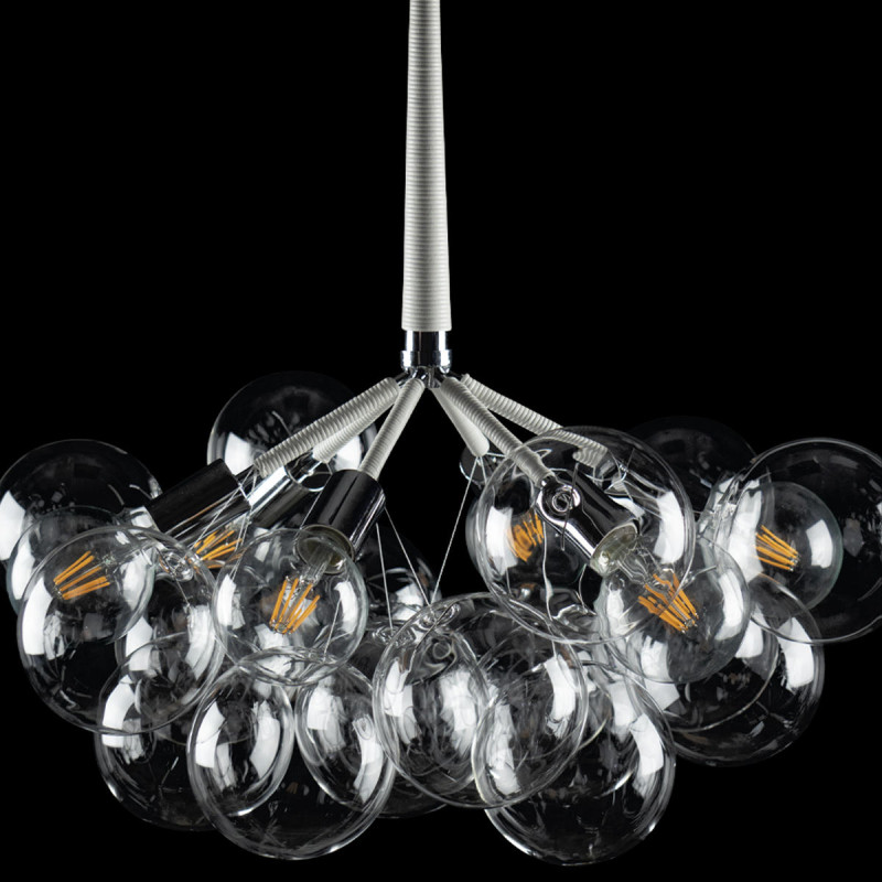 Светильник *75 см, 6*E27*40W, Loft It 10048/6 White Bunch, Белый, хром