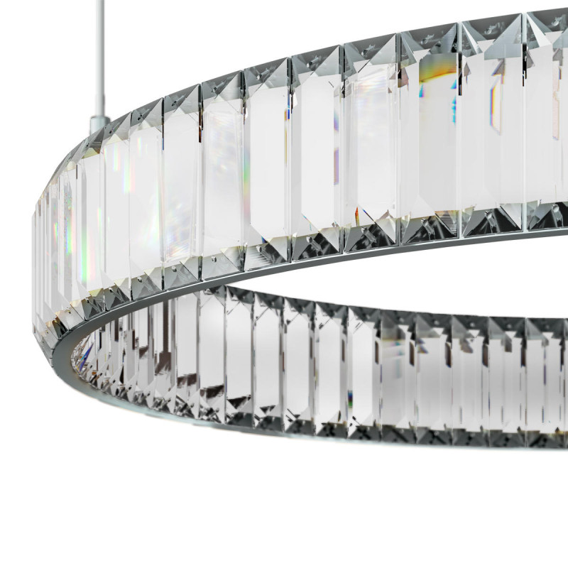 Светильник 60 см  43W 3000K Loft It  Crystal ring 10135/600 Chrome