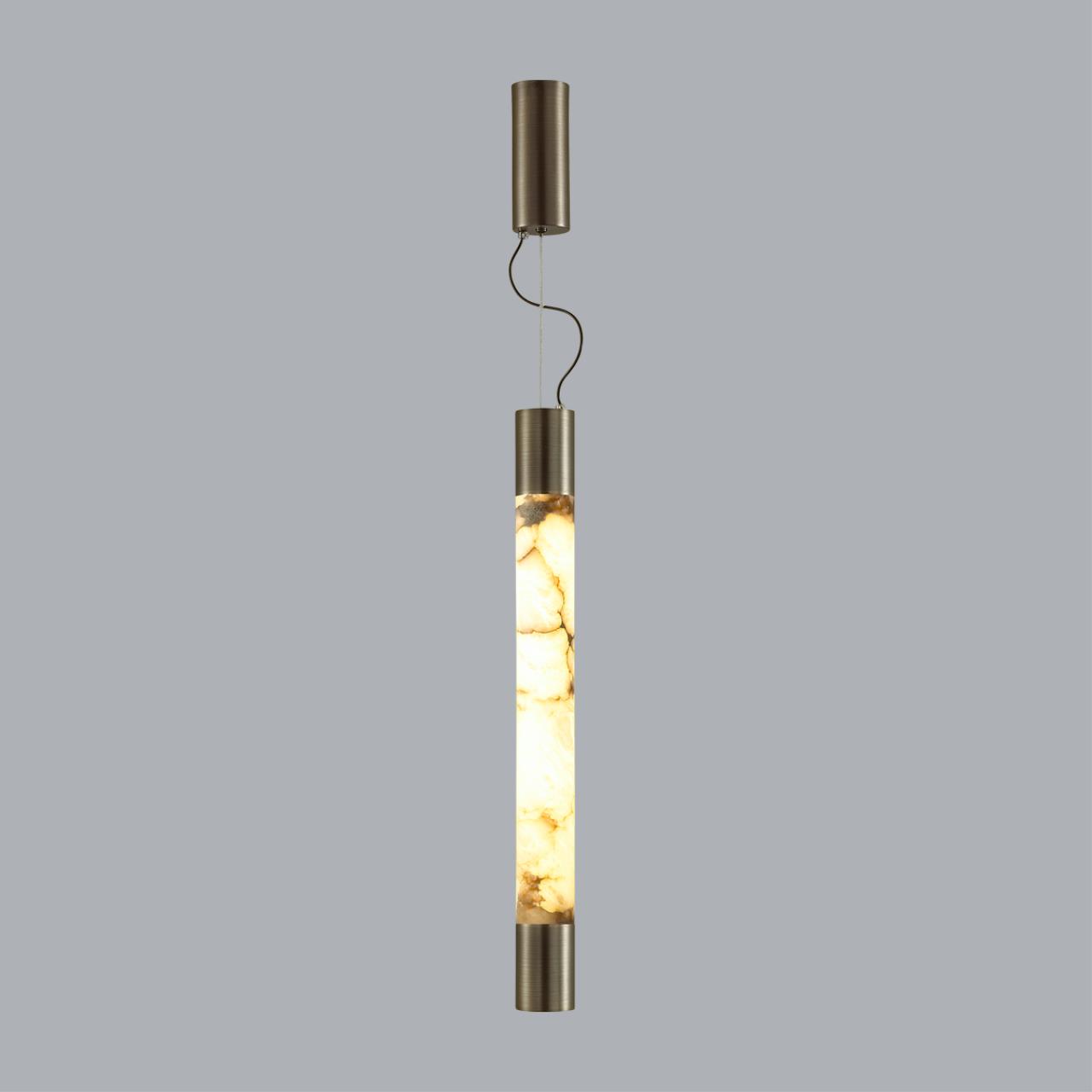 Подвесной светильник 60*200 см, 1 LED*21W, 3000 К, Odeon Light Marbella, темная латунь 6686/15L
