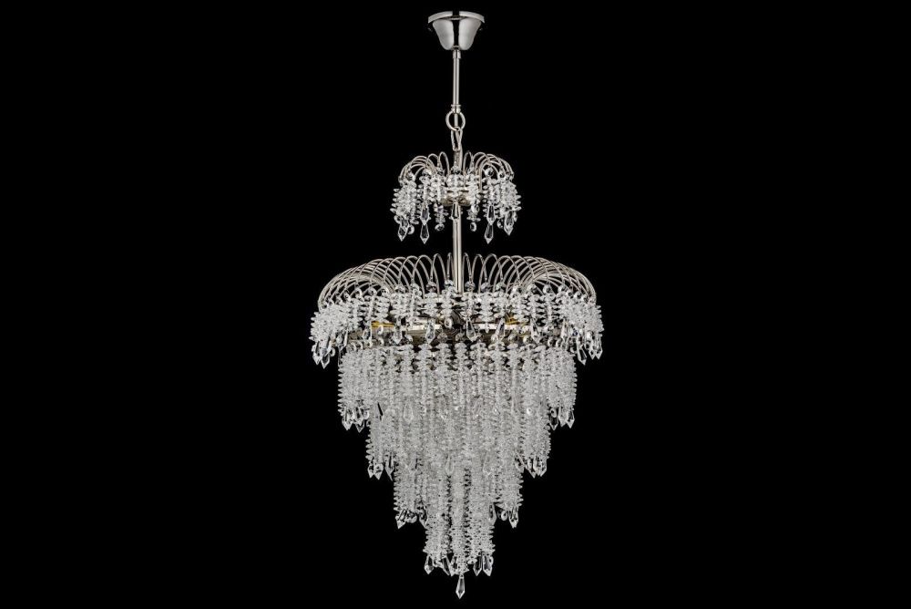 Люстра подвесная *40*50 см, 4*E27*40W, Arti Lampadari Sardinia Nickel Sardinia E 1.5.40.105 N, никель