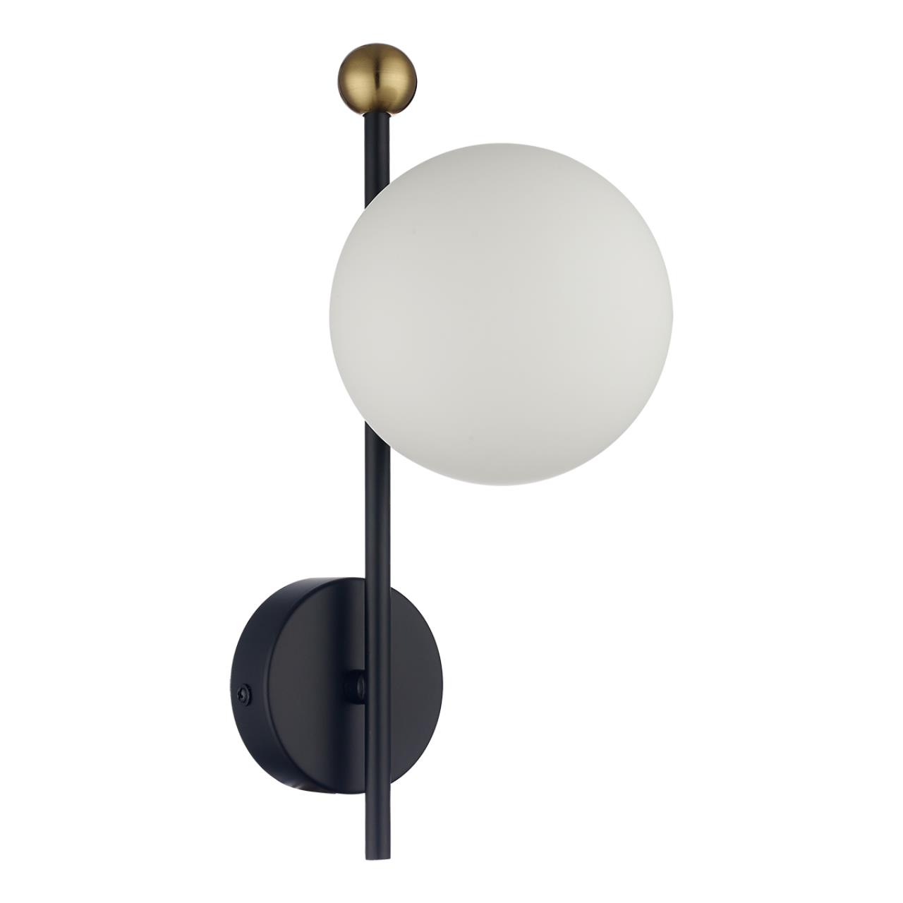 Светильник настенный 17*12*30 см, 1*E14 Lumion Melody 6581/1W черный, золотой