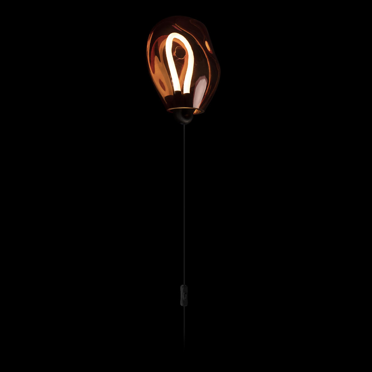 Настенный светильник 23*30 см, 1*LED*7W 3000K LOFT IT Joy 10291 Red черный