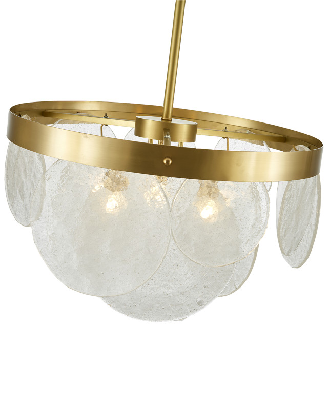 Люстра на штанге 60*85 см, 3*E27, 180W, Moderli ALBA  V11076-3P латунный