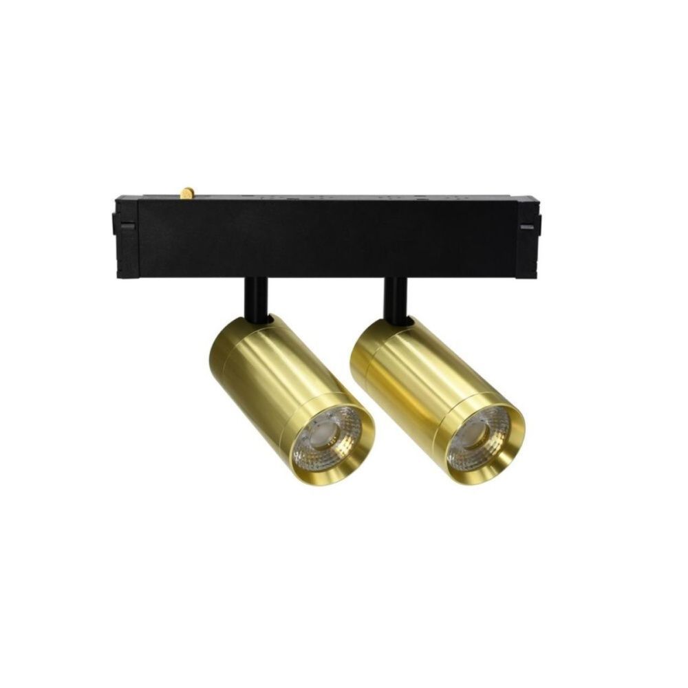 Трековый магнитный светильник 22 см, 18W, 2700-6000K, Aployt Magnetic track 220 APL.0205.10.18, латунь