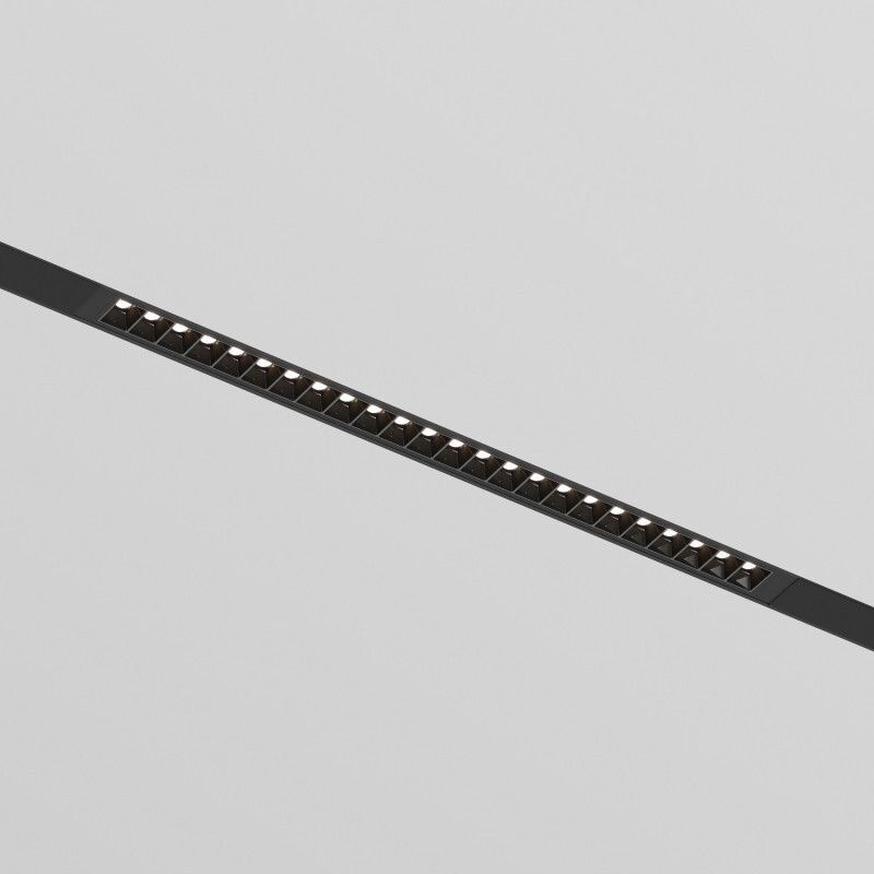 Трековый однофазный светильник 41 см, 18W, 4000K, Denkirs Simple Grill DK8202-BK, черный