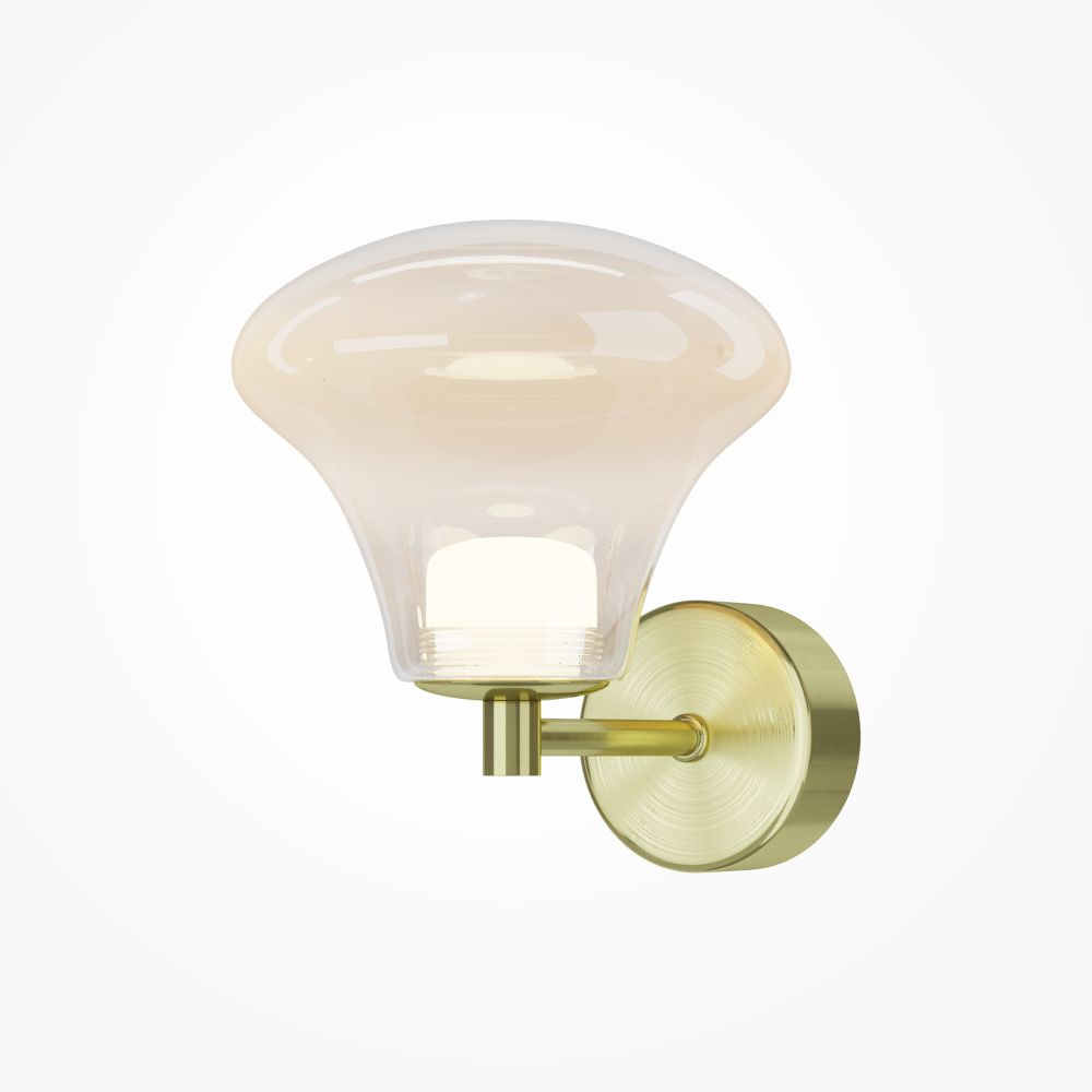 Бра 19,5*15*-17,5 см, *LED*3W, 3000K Maytoni Dynasty MOD402WL-L3BS3K, Латунь