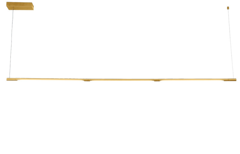 Светильник подвесной 3*11W, 3000K, 177*8 см, Crystal Lux LARGO SP33W L1770 GOLD Золото