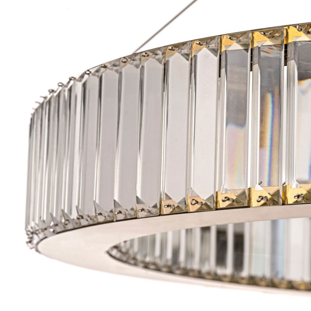 Люстра подвесная *80* см, Led лента*LED*36W, 3000/4500/6000 K, Arti Lampadari Anzio Anzio L 1.5.80.100 G, золотой