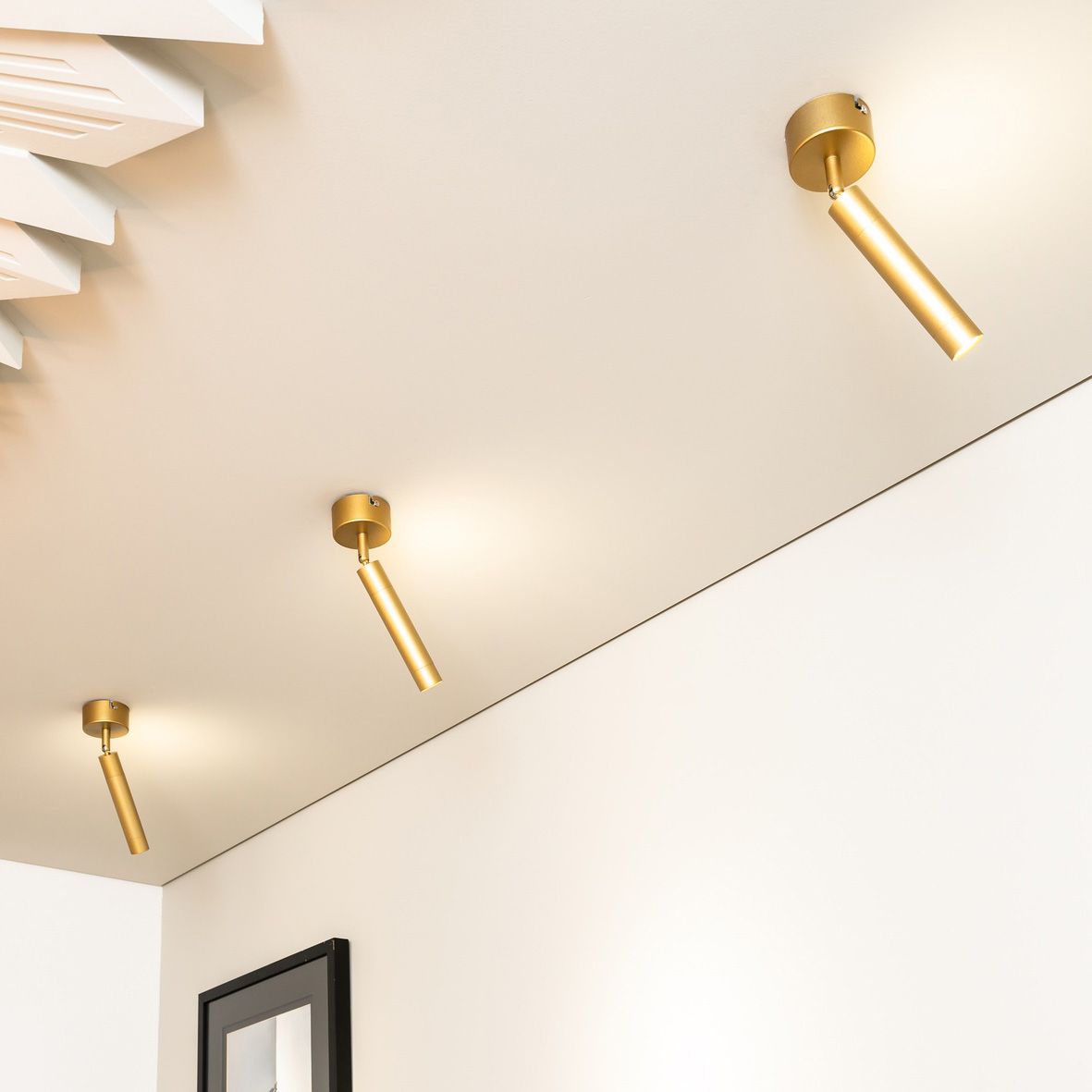Светодиодный светильник 7*23*7 см, *LED, 7W, 4200 Eurosvet Strong 20084/1 LED, золото