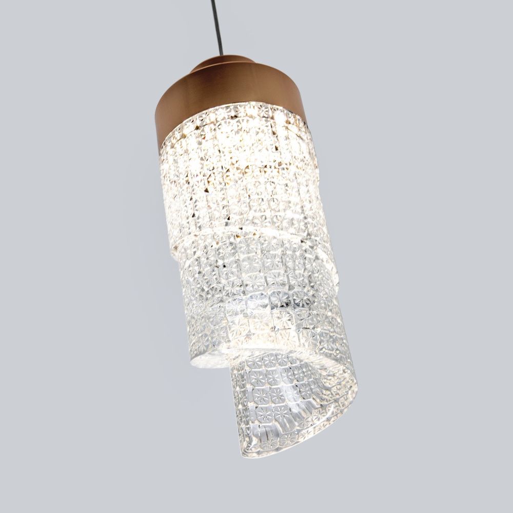 Подвесной светильник 10*10*200 см, LED 6W, 4000K, Золото MODESTYLE MS.89117.1