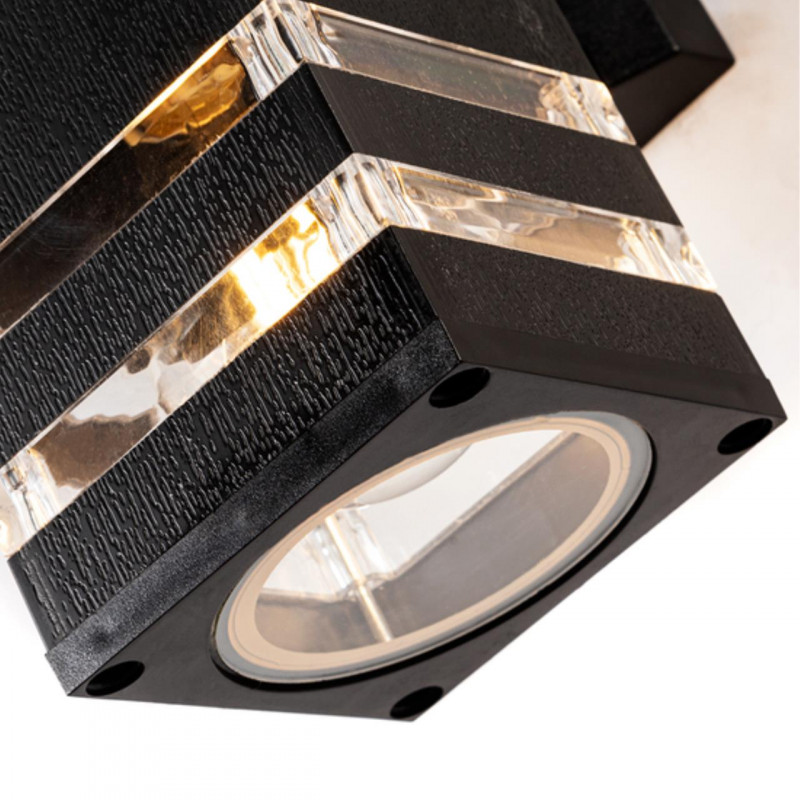 Светильник 29 см, Arte Lamp Hadar A4421AL-2BK, черный