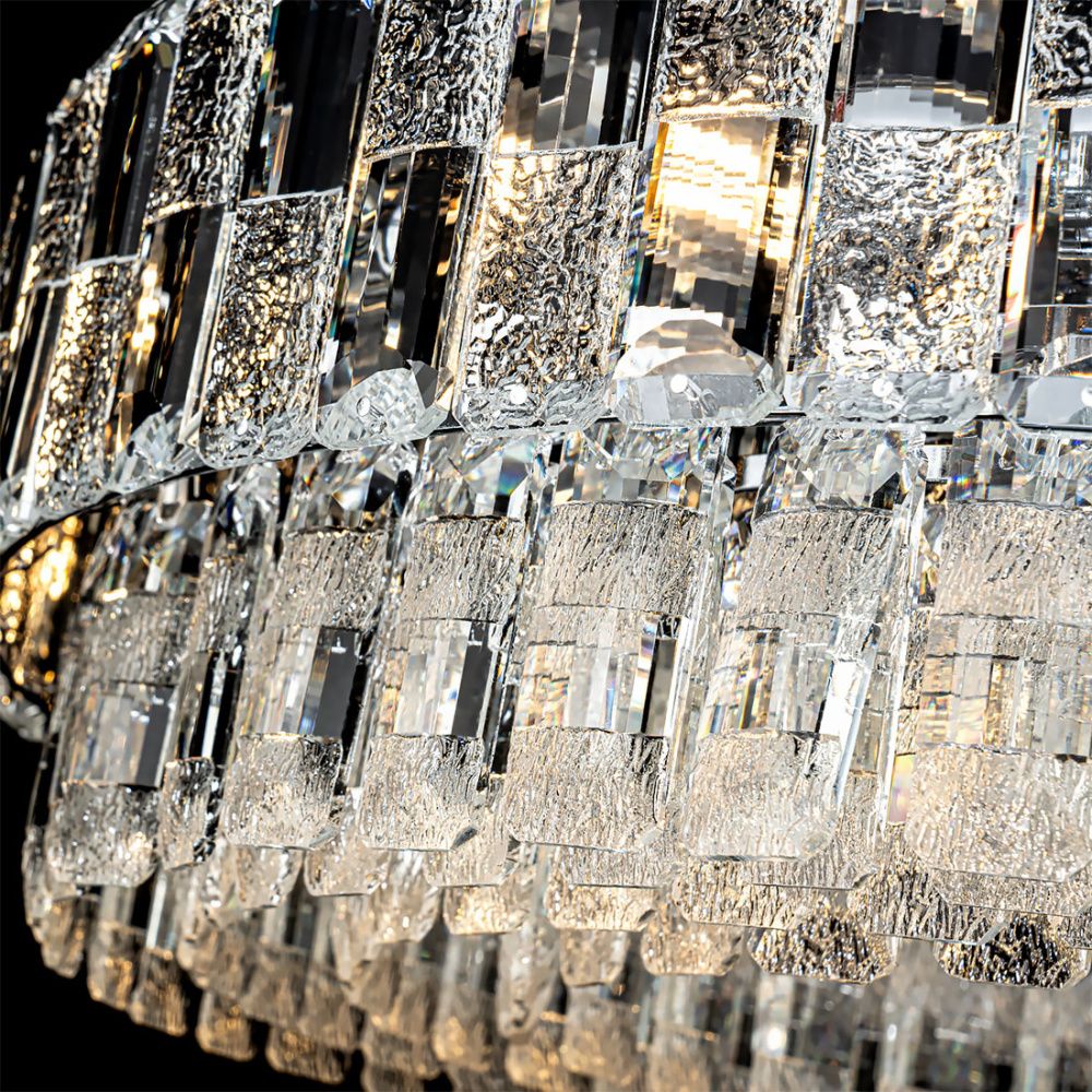 Люстра 60 см, 9*Е14*40W, 18 м2 Modelux  ML.7039.600 CR, Хром