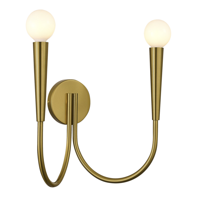 Светильник настенный DUTCHESS 2*E14 ST LUCE SL1243.301.02 латунь